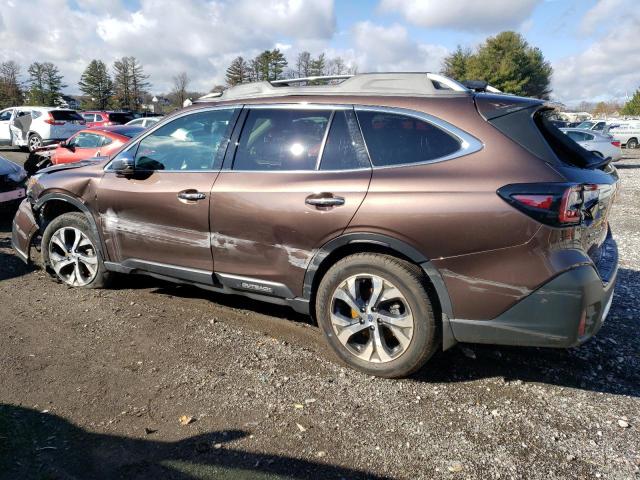 4S4BTGPDXM3106618 - 2021 SUBARU OUTBACK TOURING BROWN photo 2