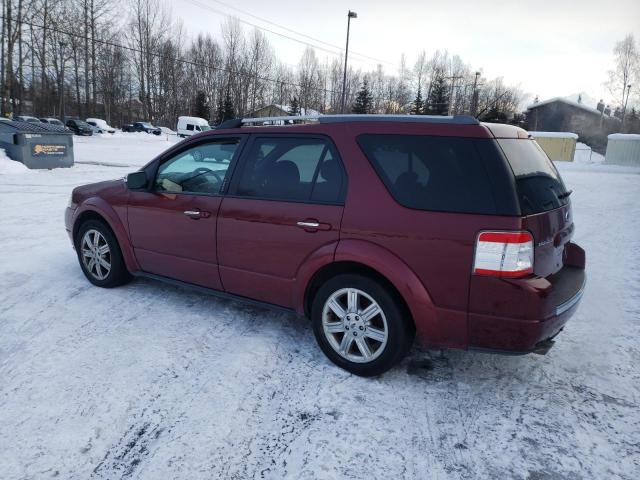 1FMDK06W08GA19959 - 2008 FORD TAURUS X LIMITED BURGUNDY photo 2