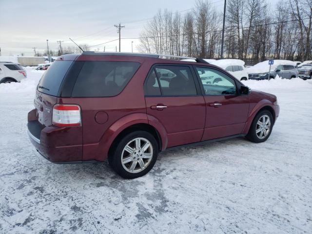 1FMDK06W08GA19959 - 2008 FORD TAURUS X LIMITED BURGUNDY photo 3