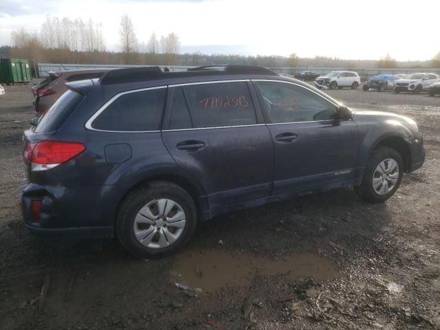 4S4BRBACXD1222219 - 2013 SUBARU OUTBACK 2.5I GRAY photo 3