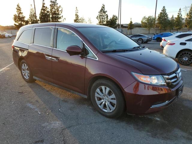 5FNRL5H38GB141131 - 2016 HONDA ODYSSEY SE BURGUNDY photo 4