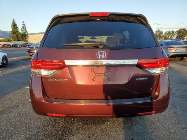 5FNRL5H38GB141131 - 2016 HONDA ODYSSEY SE BURGUNDY photo 6