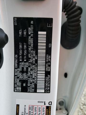 JTEBU5JR8J5608114 - 2018 TOYOTA 4RUNNER SR5/SR5 PREMIUM თეთრი ფოტო 13