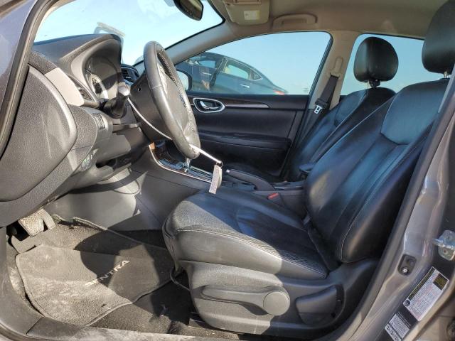 3N1AB7AP6FY377257 - 2015 NISSAN SENTRA S GRAY photo 7