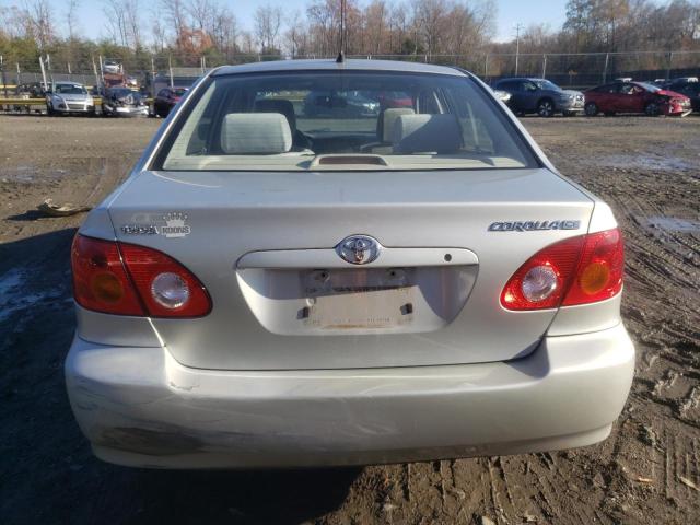 1NXBR32E93Z102673 - 2003 TOYOTA COROLLA CE SILVER photo 6