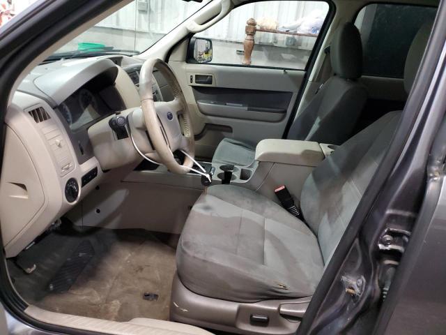 1FMCU0DG8AKA52857 - 2010 FORD ESCAPE XLT GRAY photo 7