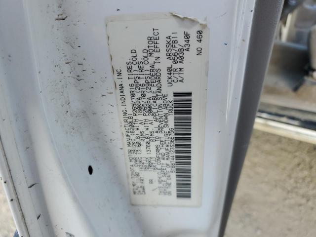 5TBBT44123S366756 - 2003 TOYOTA TUNDRA ACCESS CAB SR5 WHITE photo 12