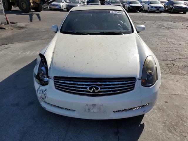 JNKCV54E94M827297 - 2004 INFINITI G35 WHITE photo 5