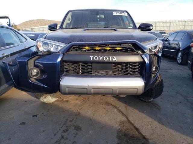 JTERU5JR2M5952718 - 2021 TOYOTA 4RUNNER SR5 PREMIUM BLUE photo 5