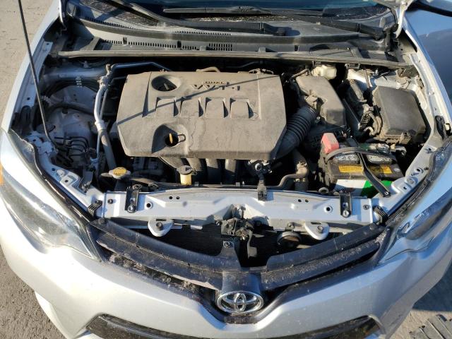 5YFBURHEXFP298508 - 2015 TOYOTA COROLLA L SILVER photo 11