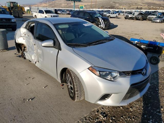 5YFBURHEXFP298508 - 2015 TOYOTA COROLLA L SILVER photo 4