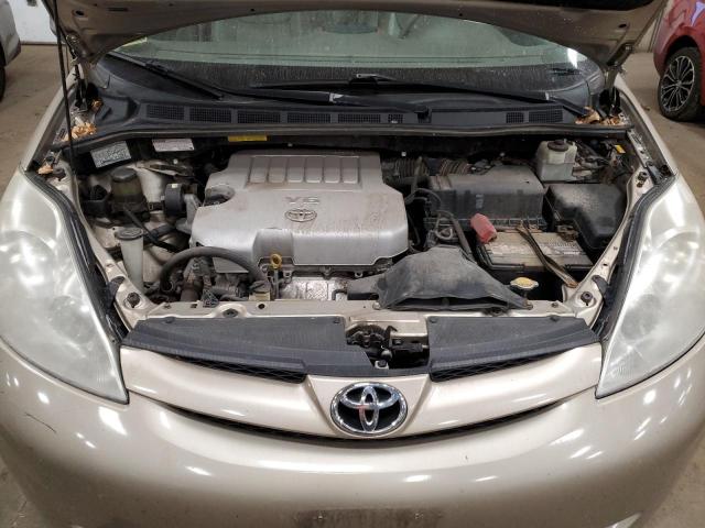 5TDZK22C18S155573 - 2008 TOYOTA SIENNA XLE CREAM photo 11