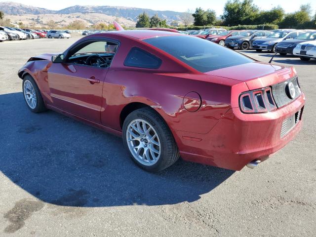 1ZVBP8AM7E5208663 - 2014 FORD MUSTANG RED photo 2