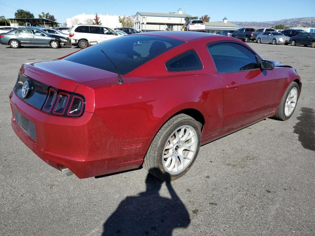 1ZVBP8AM7E5208663 - 2014 FORD MUSTANG RED photo 3