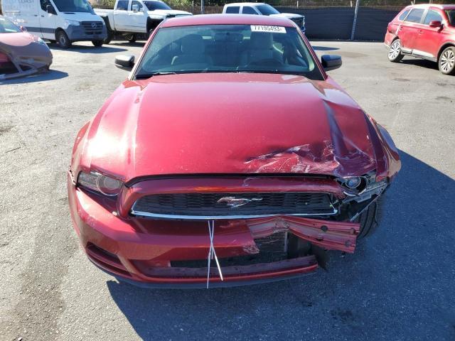 1ZVBP8AM7E5208663 - 2014 FORD MUSTANG RED photo 5