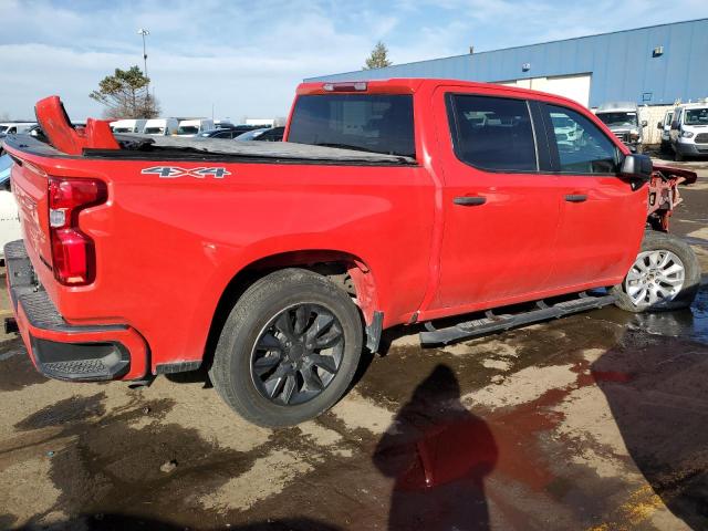 3GCPYBEK1MG160645 - 2021 CHEVROLET SILVERADO K1500 CUSTOM RED photo 3