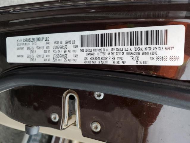 3C6UR5ML8DG617129 - 2013 RAM 2500 SLT ყავისფერი ფოტო 13