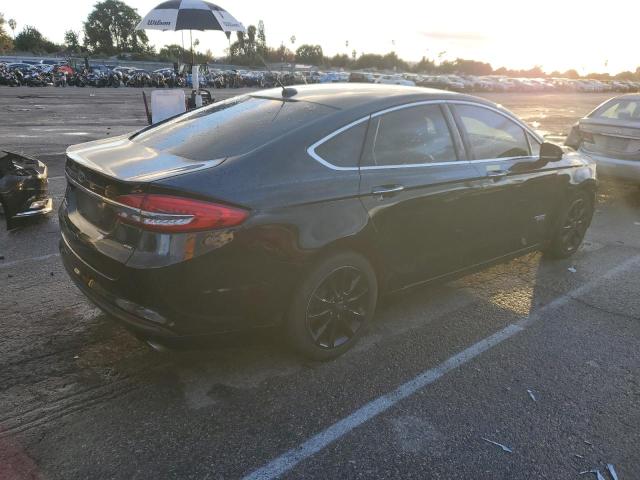 3FA6P0PU0HR191242 - 2017 FORD FUSION SE PHEV BLACK photo 3