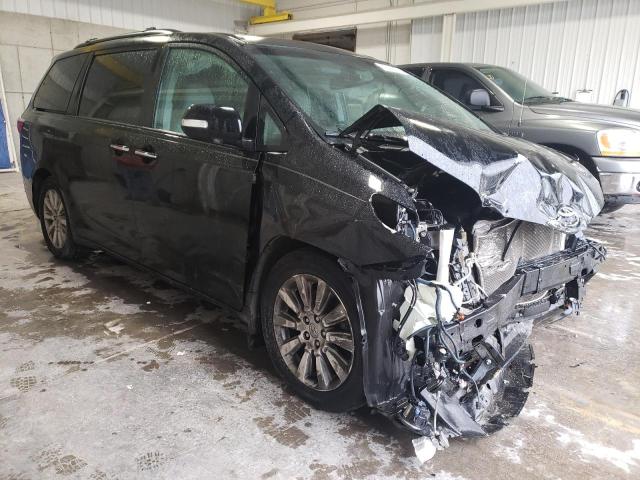 5TDYK3DC9FS566246 - 2015 TOYOTA SIENNA XLE BLACK photo 4