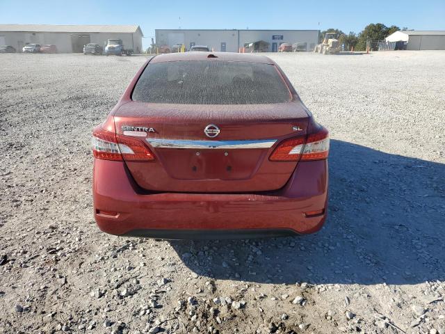 3N1AB7AP3FY248814 - 2015 NISSAN SENTRA S RED photo 6