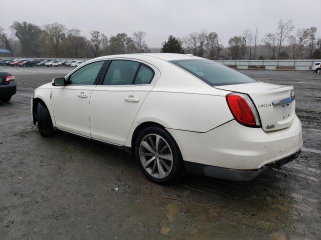 1LNHM94R29G616089 - 2009 LINCOLN MKS WHITE photo 2