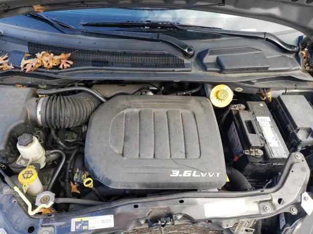 2C4RC1BG2DR753698 - 2013 CHRYSLER TOWN & COU TOURING ვერცხლისფერი ფოტო 12