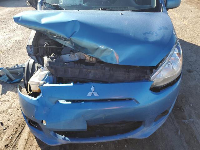 ML32A4HJ0EH016091 - 2014 MITSUBISHI MIRAGE ES BLUE photo 11