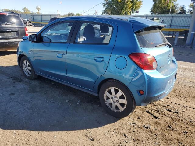 ML32A4HJ0EH016091 - 2014 MITSUBISHI MIRAGE ES BLUE photo 2