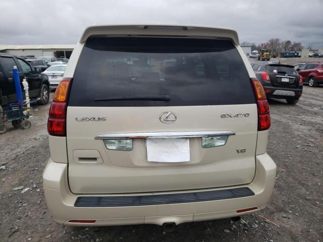 JTJBT20X030001160 - 2003 LEXUS GX 470 BEIGE photo 6