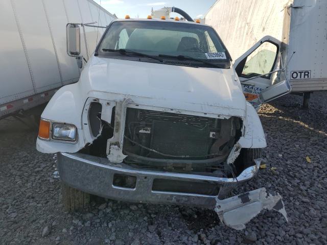 3FRWF65906V228845 - 2006 FORD F650 SUPER DUTY WHITE photo 5