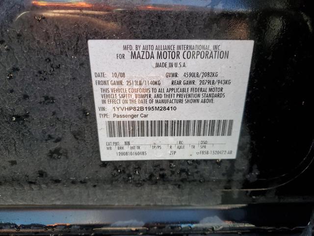 1YVHP82B195M28410 - 2009 MAZDA 6 S Qara foto 12