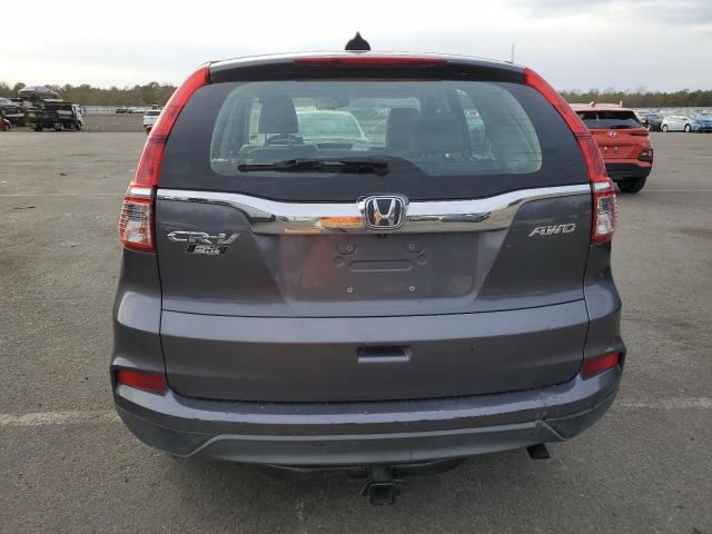 2HKRM4H38GH683676 - 2016 HONDA CR-V LX GRAY photo 6