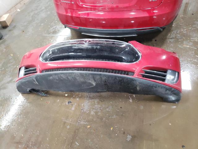 5YJSA1CP4DFP26035 - 2013 TESLA MODEL S RED photo 12