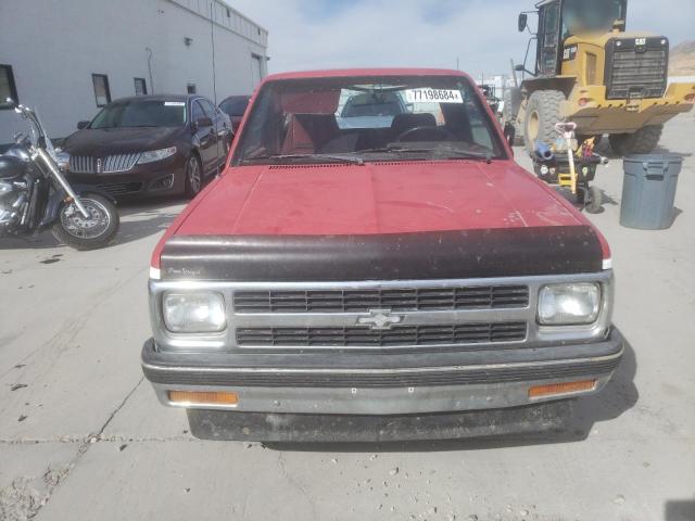 1GCCS19Z4M0204465 - 1991 CHEVROLET S TRUCK S10 RED photo 5