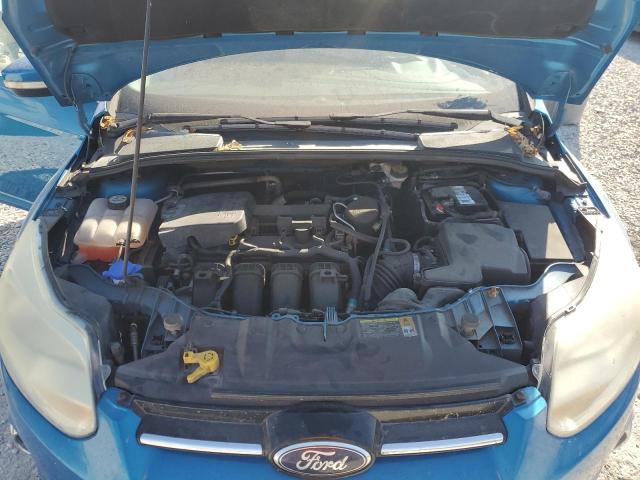 1FAHP3H29CL413503 - 2012 FORD FOCUS SEL BLUE photo 11