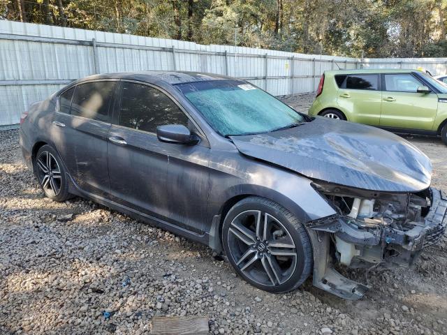 1HGCR2F51HA239176 - 2017 HONDA ACCORD SPORT GRAY photo 4