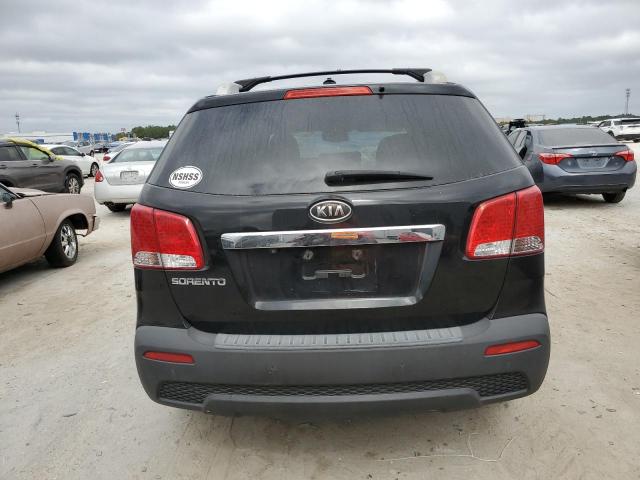 5XYKT4A2XCG298790 - 2012 KIA SORENTO BASE BLACK photo 6