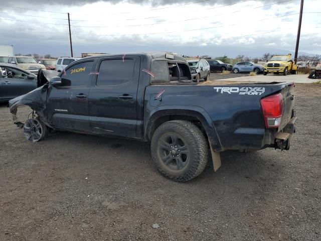 3TMCZ5AN7GM014740 - 2016 TOYOTA TACOMA DOUBLE CAB BLACK photo 2