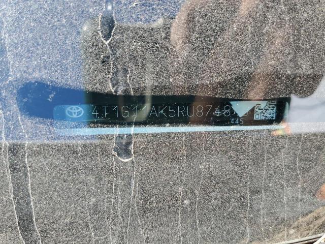 4T1G11AK5RU874816 - 2024 TOYOTA CAMRY SE NIGHT SHADE WHITE photo 12