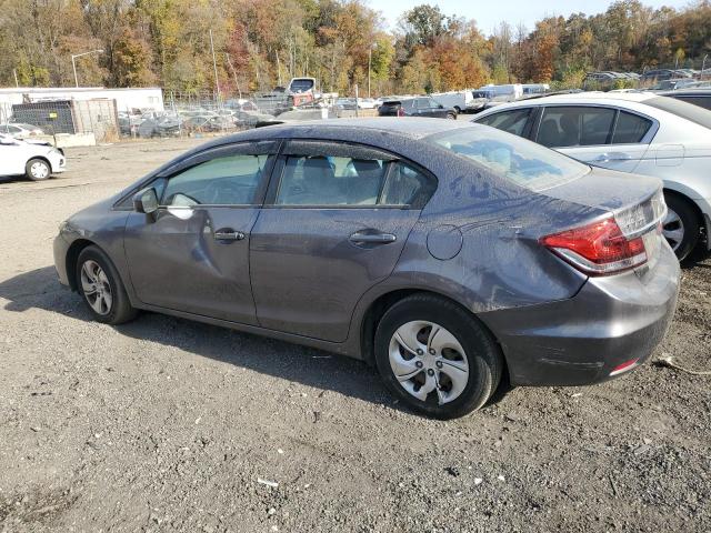 19XFB2F57EE219538 - 2014 HONDA CIVIC LX GRAY photo 2