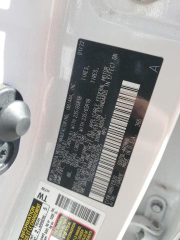 5TDGZRAH2NS542525 - 2022 TOYOTA HIGHLANDER XLE WHITE photo 13