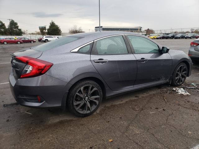 2HGFC2F88LH507711 - 2020 HONDA CIVIC SPORT GRAY photo 3