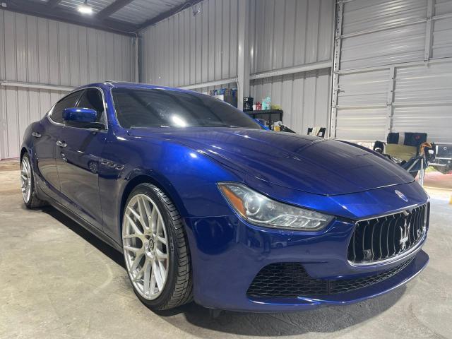 ZAM57RTA0E1087454 - 2014 MASERATI GHIBLI S ლურჯი ფოტო 1