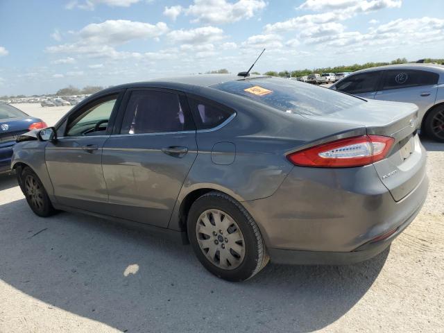 3FA6P0G76ER121203 - 2014 FORD FUSION S GRAY photo 2