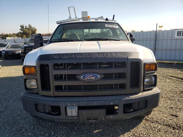 1FDSF30578EC15566 - 2008 FORD F350 SRW SUPER DUTY WHITE photo 5