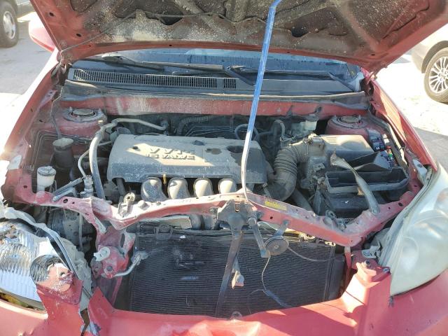 2T1KR32E47C650541 - 2007 TOYOTA COROLLA MA XR RED photo 11