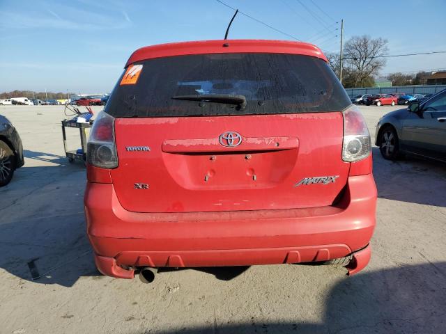 2T1KR32E47C650541 - 2007 TOYOTA COROLLA MA XR RED photo 6