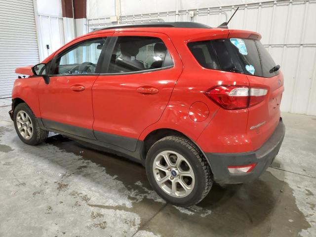 MAJ6S3GLXLC388109 - 2020 FORD ECOSPORT SE RED photo 2