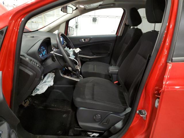 MAJ6S3GLXLC388109 - 2020 FORD ECOSPORT SE RED photo 7