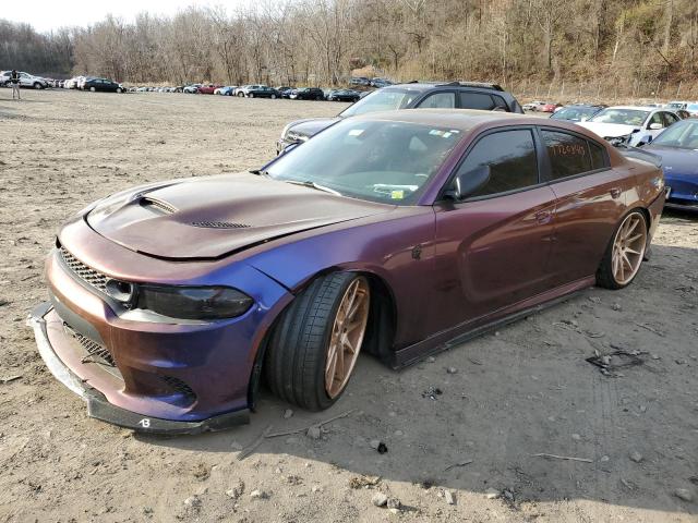 2C3CDXL97FH813557 - 2015 DODGE CHARGER SRT HELLCAT PURPLE photo 1